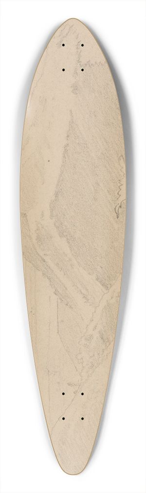 Johann Wilhelm Schirmer - Gebirgslandschaft, fol. 26 39.3 inch art pintail longboard deck