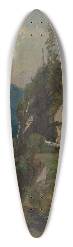Johann Wilhelm Schirmer - Via Mala 39.3 inch art pintail longboard deck