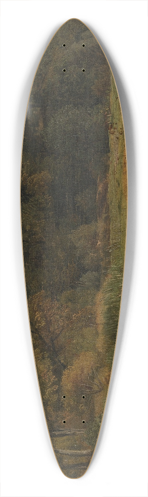 Johann Wilhelm Schirmer - Waldteich 39.3 inch art pintail longboard deck