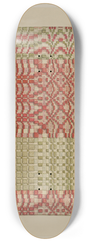 Charles Roadman - Woven Coverlet 8.25 inch art skate deck