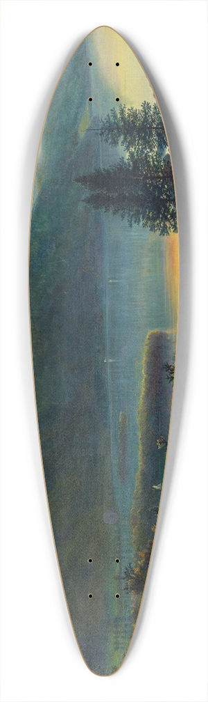 John Atkinson Grimshaw - Windermere 39.3 inch art pintail longboard deck