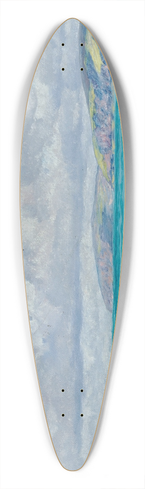 John Brett - Cwm-yr-Eglwys Bay 39.3 inch art pintail longboard deck