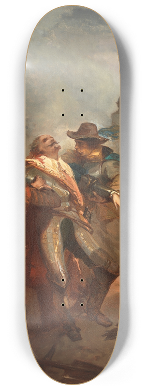 Charles Rochussen - Ernst Casimir dies near Roermond, Anno 1632 8.25 inch art skate deck