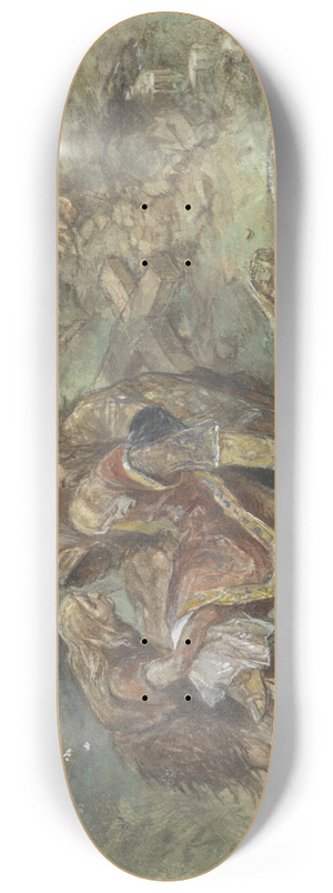 Charles Rochussen - Gewonde Adalbert wordt weggedragen 8.25 inch art skate deck Charles Rochussen - Gewonde Adalbert wordt weggedragen 8.25 inch art skate deck