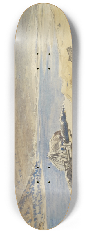 Charles Rochussen - Gezicht op het Loch Linnhe bij Fort William, Schotland 8.25 inch art skate deck Charles Rochussen - Gezicht op het Loch Linnhe bij Fort William, Schotland 8.25 inch art skate deck