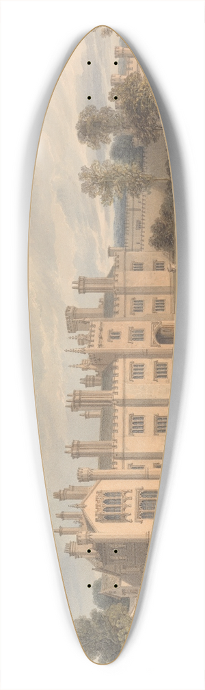 John Buckler - South West View of Blithfield 39.3 inch art pintail longboard deck