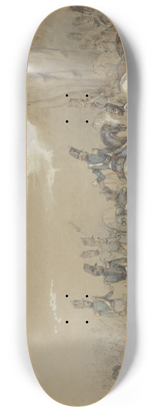 Charles Rochussen - Infanterie in gevecht 8.25 inch art skate deck Charles Rochussen - Infanterie in gevecht 8.25 inch art skate deck