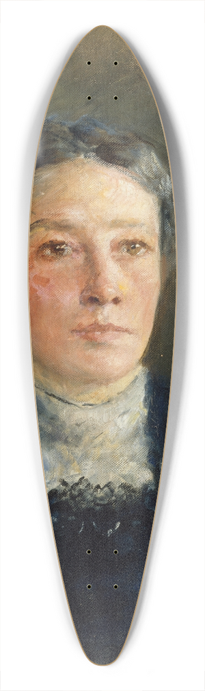 John Butler Yeats - Portrait of Augusta Gregory (1852-1932), Dramatist 39.3 inch art pintail longboard deck