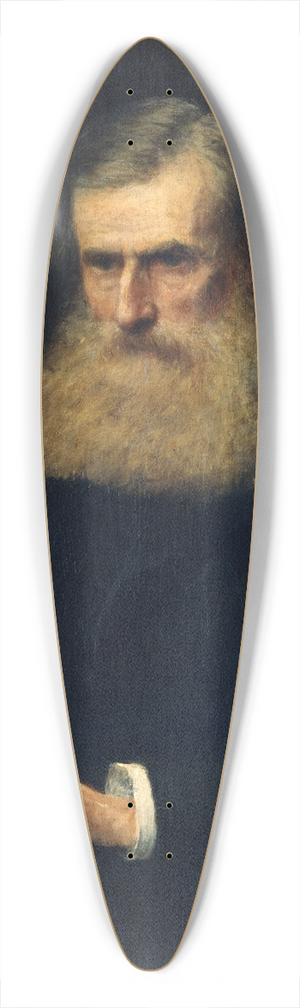John Butler Yeats - Portrait of John OLeary (1830-1907), Fenian 39.3 inch art pintail longboard deck