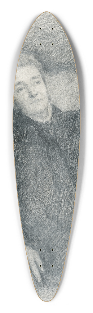 John Butler Yeats - Standish OGrady (1832-1915), Scholar 39.3 inch art pintail longboard deck