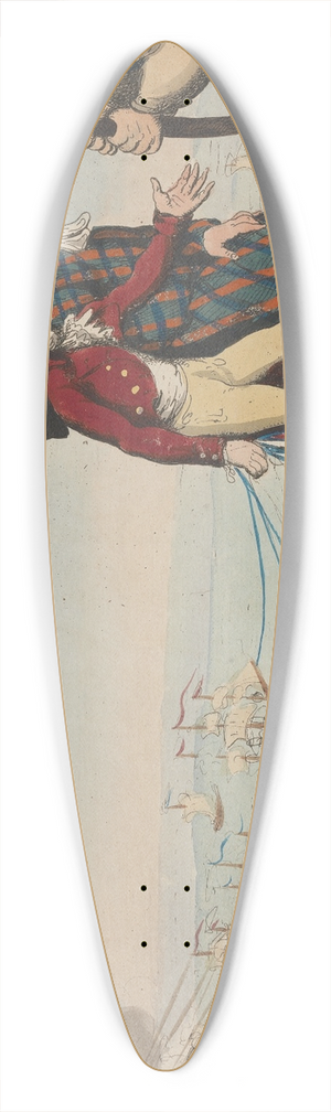 John Cawse - Smuggling  Corn from Egypt!!! 39.3 inch art pintail longboard deck