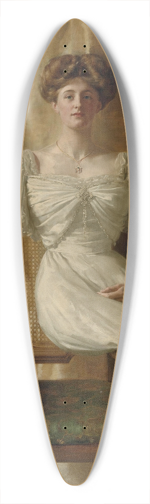 John Collier - Portrait of The Hon. Mrs Harold Ritchie 39.3 inch art pintail longboard deck