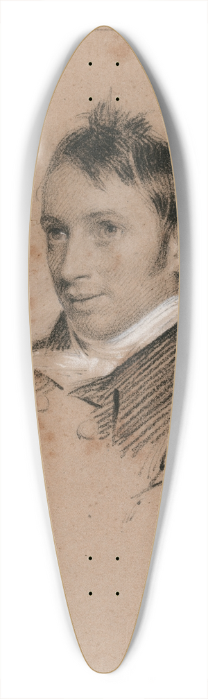 John Comerford - William Parnell Hayes 39.3 inch art pintail longboard deck