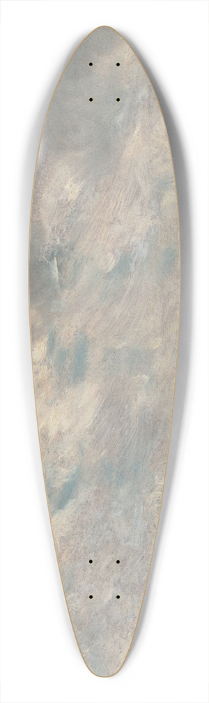 John Constable - Cloud Study 39.3 inch art pintail longboard deck