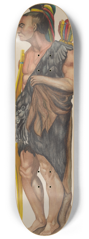 Charles R. Shane - Cigar Store Indian 8.25 inch art skate deck