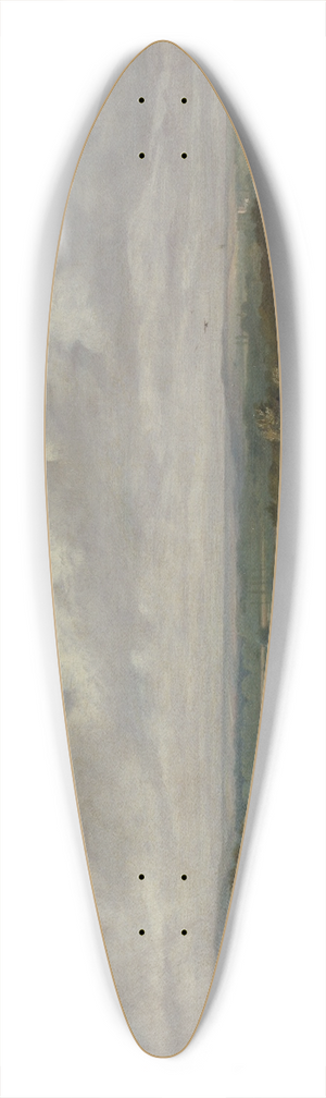 John Constable - Ploughing Scene in Suffolk 39.3 inch art pintail longboard deck