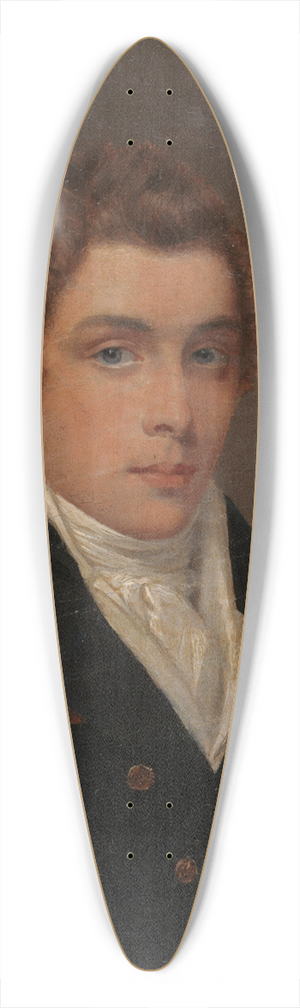 John Cox Dillman Engleheart - Portrait of a Gentleman. 39.3 inch art pintail longboard deck