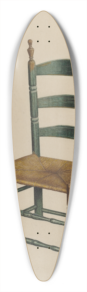 John Cutting - Ladder Back Chair 39.3 inch art pintail longboard deck