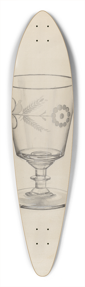 John Dana - Goblet 39.3 inch art pintail longboard deck
