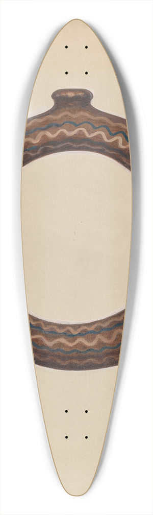 John Dana - Ring Bottle 39.3 inch art pintail longboard deck