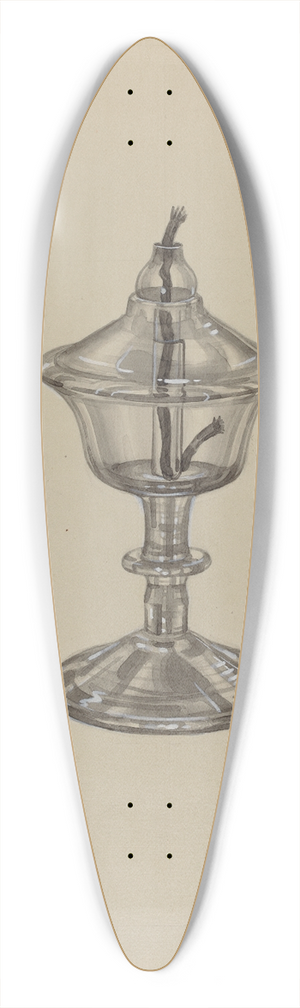 John Dana - Spark Lamp 39.3 inch art pintail longboard deck