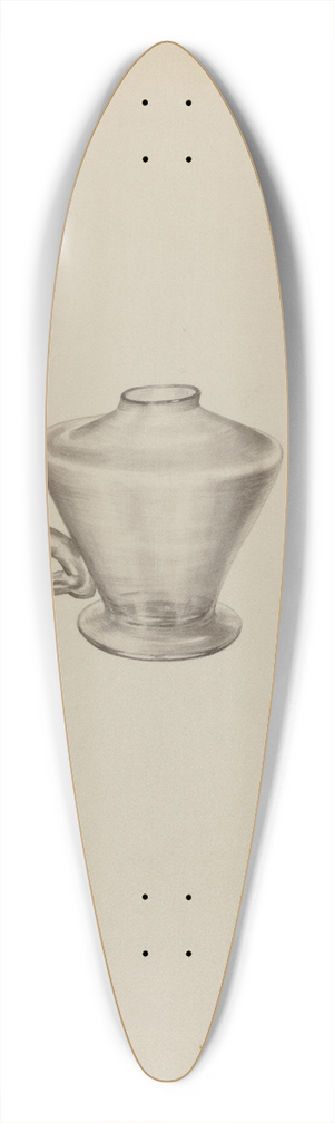 John Dana - Spark Lamp 39.3 inch art pintail longboard deck