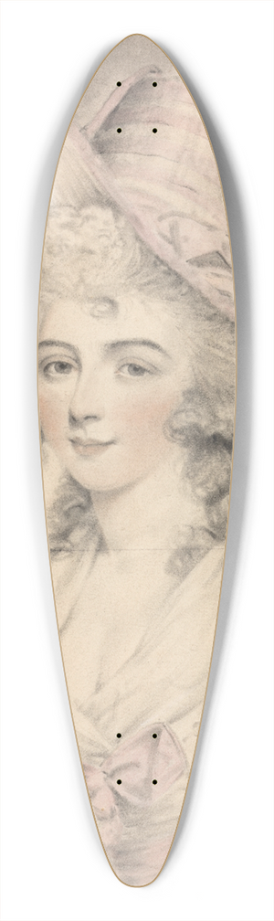 John Downman - Portrait of a Lady 39.3 inch art pintail longboard deck