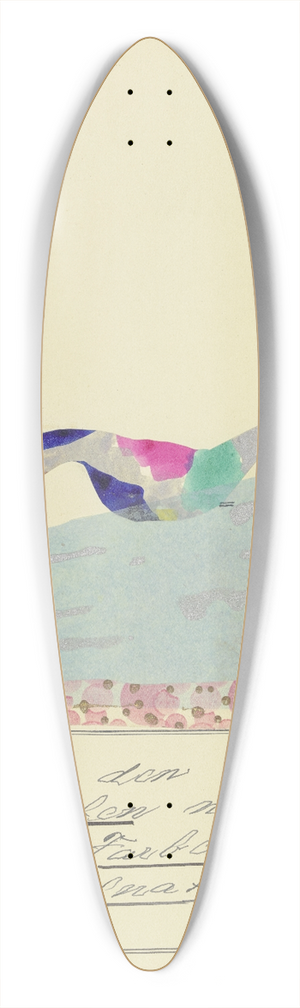 John Elsas - Beachte den Sinn der Farben nur  39.3 inch art pintail longboard deck