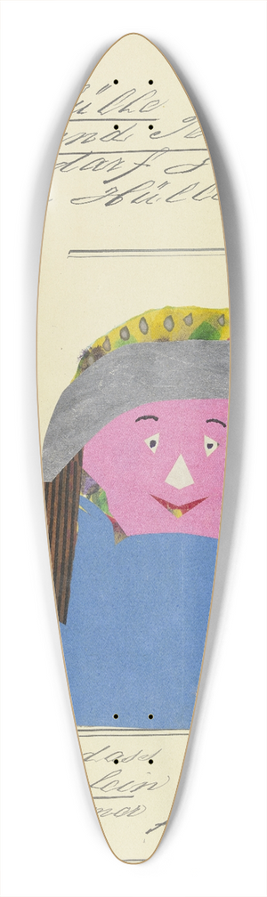 John Elsas - Die Hlle war war die Not und Pein  39.3 inch art pintail longboard deck