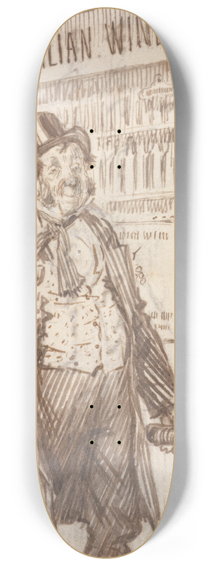 Charles Samuel Keene - Robert 8.25 inch art skate deck
