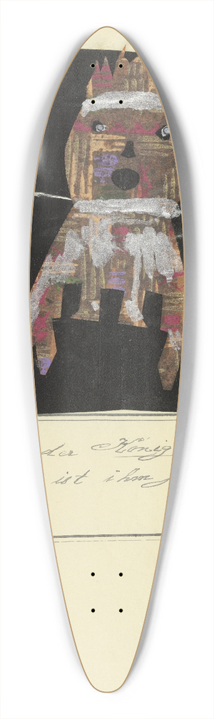 John Elsas - Hier ist der Knig Ungeheuer  39.3 inch art pintail longboard deck
