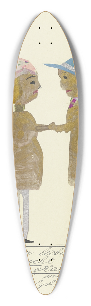 John Elsas - Hier ist der liebende Brutigam  39.3 inch art pintail longboard deck