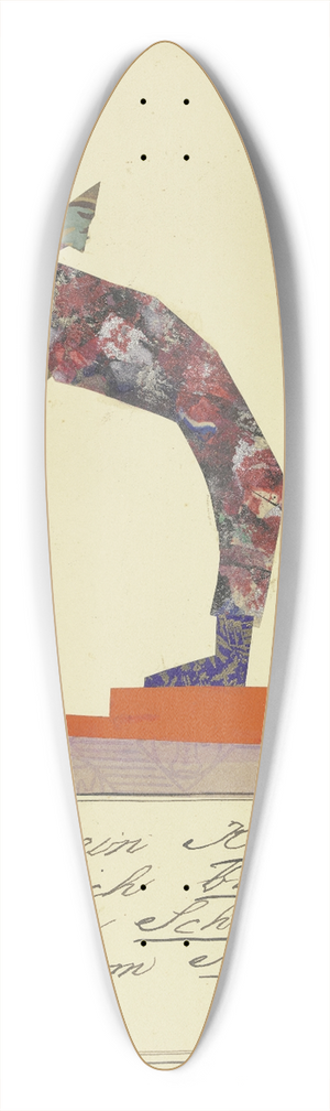 John Elsas - Selbst ein Knig wird sich bcken  39.3 inch art pintail longboard deck