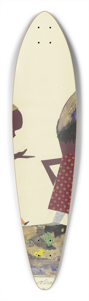 John Elsas - Sieh Kind  39.3 inch art pintail longboard deck