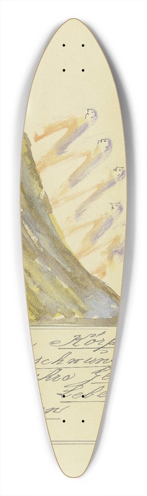 John Elsas - Wenn die Krper sind geschwunden  39.3 inch art pintail longboard deck