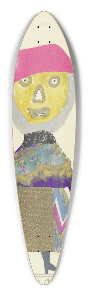 John Elsas - Wer mir hat ein Leid getan  39.3 inch art pintail longboard deck