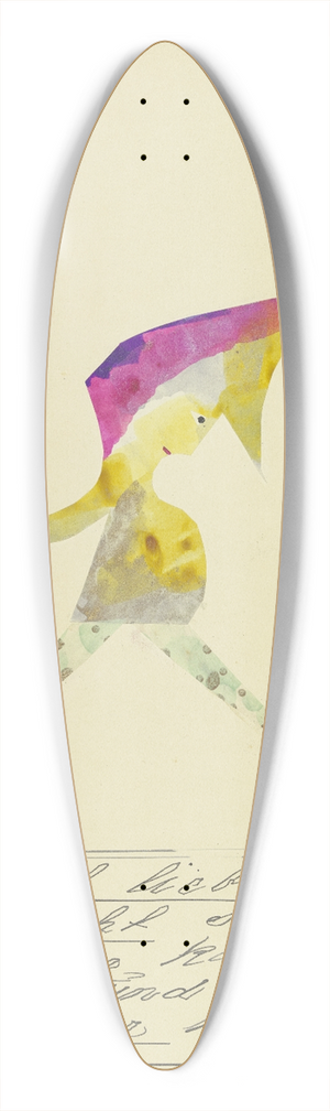 John Elsas - Wer nicht lieben und nicht sich begeistern kann  39.3 inch art pintail longboard deck