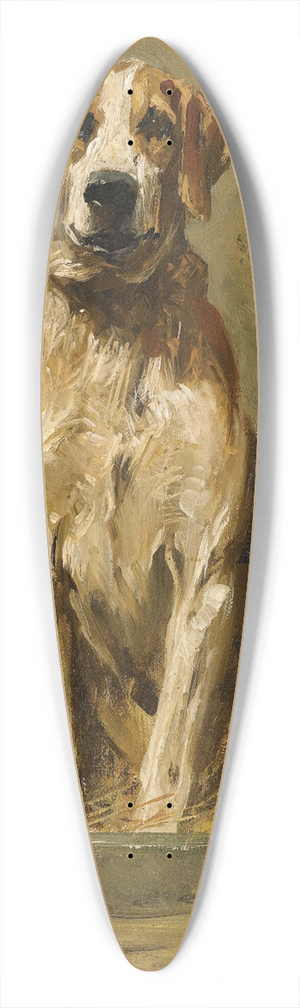 John Emms - Hound And Terrier In A Kennel 39.3 inch art pintail longboard deck