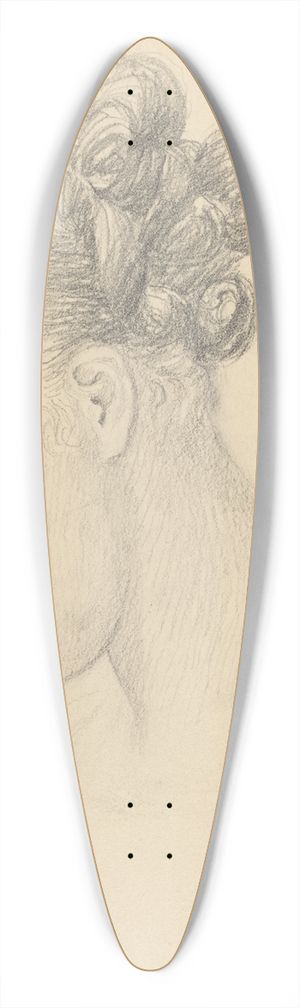 John Flaxman - Head of a Woman Looking Down (Theresa Turner) 39.3 inch art pintail longboard deck John Flaxman - Head of a Woman Looking Down (Theresa Turner) 39.3 inch art pintail longboard deck
