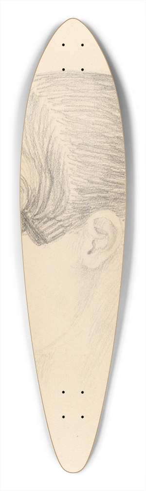 John Flaxman - Head of a Woman (Theresa Turner) 39.3 inch art pintail longboard deck John Flaxman - Head of a Woman (Theresa Turner) 39.3 inch art pintail longboard deck