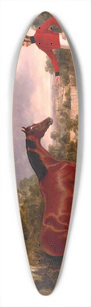 John Frederick Herring Snr. - A Soldier with an Officers Charger 39.3 inch art pintail longboard deck John Frederick Herring Snr. - A Soldier with an Officers Charger 39.3 inch art pintail longboard deck