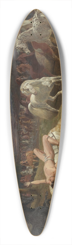John Frederick Herring Snr. - Mazeppa 39.3 inch art pintail longboard deck John Frederick Herring Snr. - Mazeppa 39.3 inch art pintail longboard deck