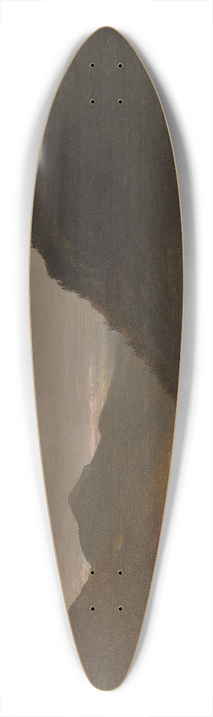 John Frederick Kensett - Lake George 39.3 inch art pintail longboard deck