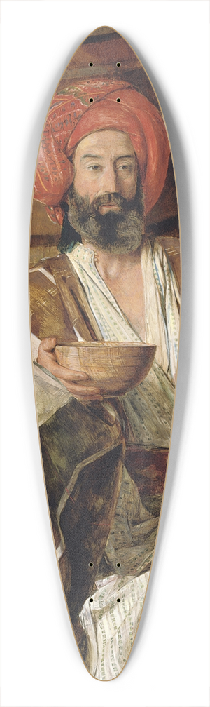 John Frederick Lewis - An Arab of the desert of Sinai 39.3 inch art pintail longboard deck