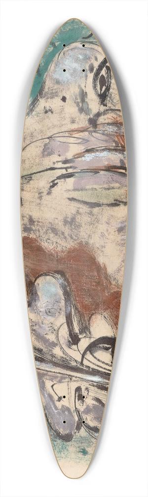 John Galloway - Warthog 39.3 inch art pintail longboard deck