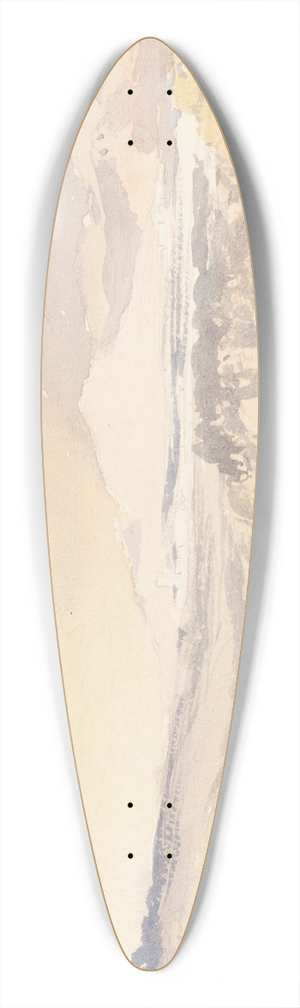 John Gendall - Landscape with a Distant Mountain Range 39.3 inch art pintail longboard deck