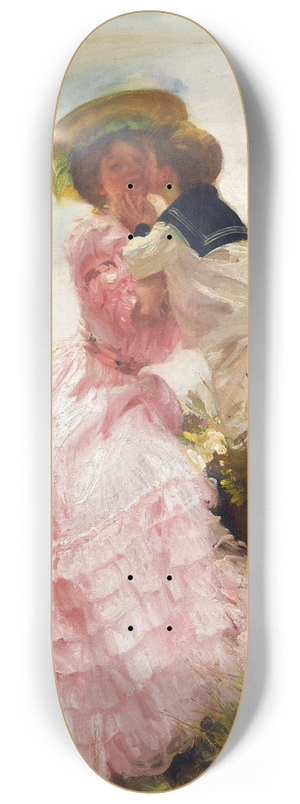 Charles Sims - The Kiss 8.25 inch art skate deck