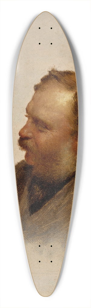 John George Brown - Portrait of William Brand 39.3 inch art pintail longboard deck