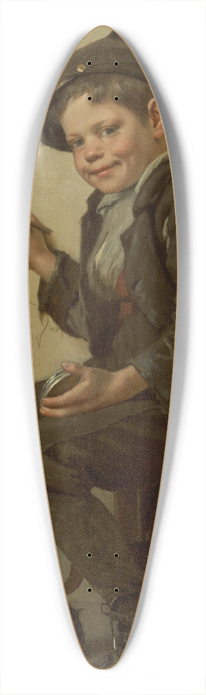 John George Brown - The Young Artist 39.3 inch art pintail longboard deck