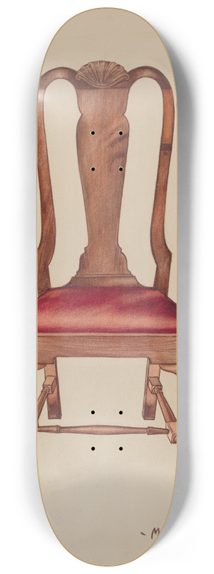 Charles Squires - Side Chair 8.25 inch art skate deck